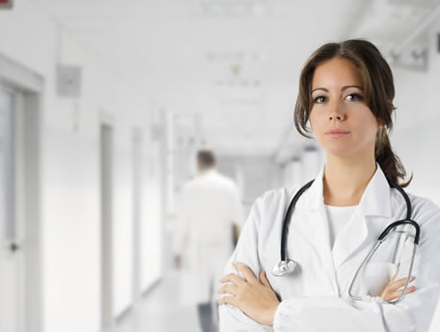 oncologia, la foto di una dottoressa