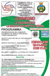 vaccini, pediatri e medici di famiglia: intervenga la lorenzin 2 vaccini, la locandina di un nuovo appuntamento no vax