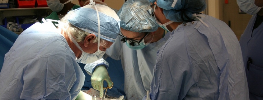 trapianto di rene, un'equipe medica a lavoro