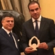 marco trabucco aurilio ritira il premio 100 eccellenze italiane
