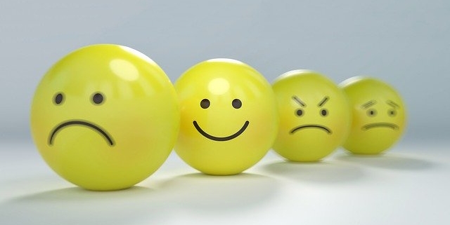 bonus psicologo, una serie di palloncini con diverse espressioni