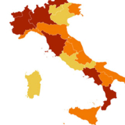 campania zona rossa cartina-italia