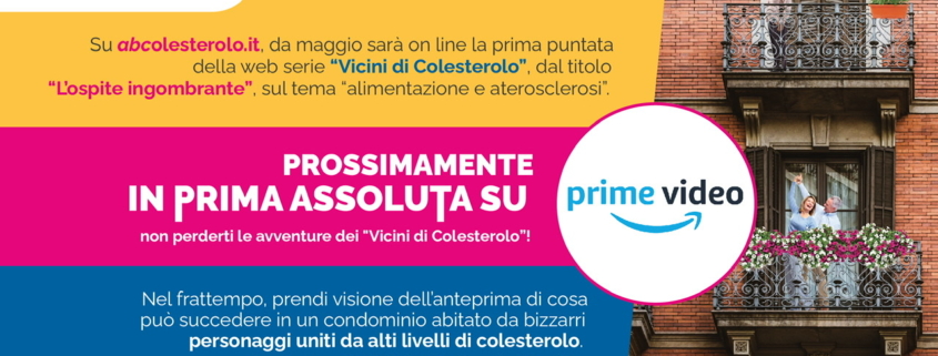 vicini di colesterolo: un divertente condominio italiano insegna la prevenzione. la web serie