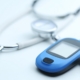 diabete misuratore e stetoscopio