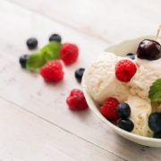gelato e frutta