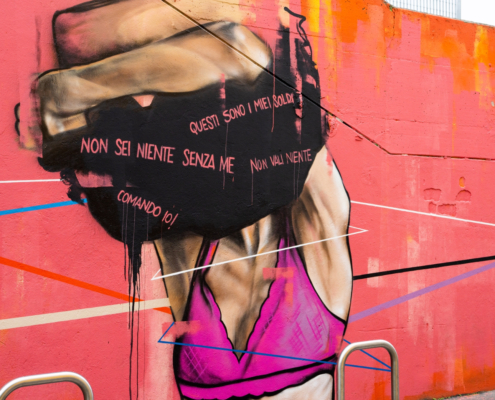 murales contro la violenza sulle donne