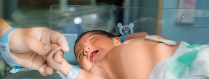 pertosse, un bambino in terapia intensiva neonatale