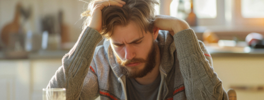 finto alzheimer, un uomo dall'aria confusa