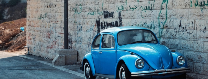 car, classic, beetle, bug car, blue, jerusalem, israel, street, life, corner street, roadside, car wallpapers, pavements, tran thang nhat, 5 plus english