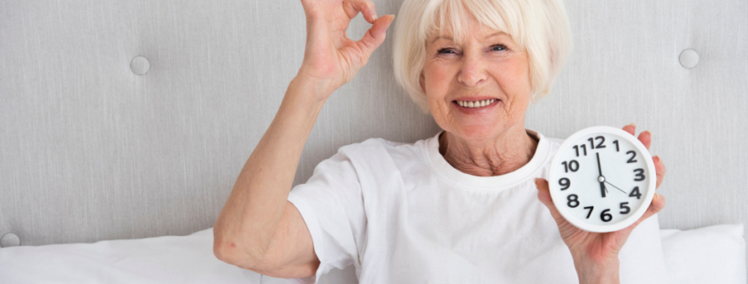 una donna in menopausa