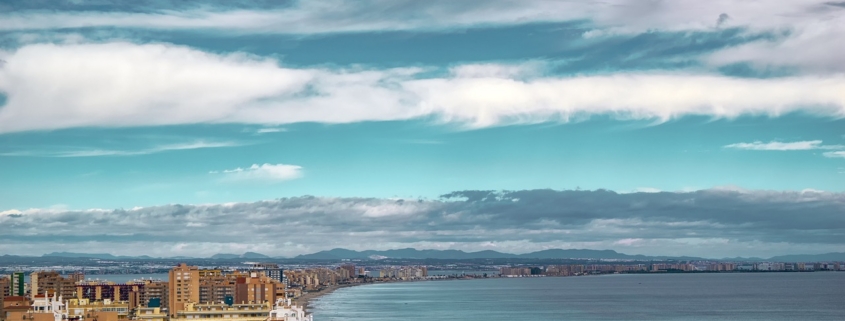 landscape, people, sea, darling, nature, clouds, la manga del mar menor, cartagena