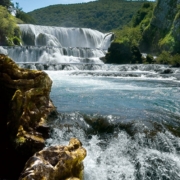 una river, nature, waterfall, bosnia