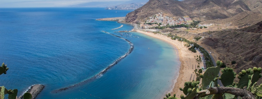 sta cruz de tenerife, beach, landscape, sea, holiday, costa, nature