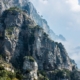 amalfi, amalfi coast, cliff, nature, rock, haze, coast, mountain, campania, italy, landscape