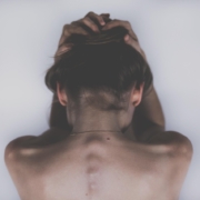 woman, sad, depression, skin, headache, aching, body, spine, shoulders, back, hair, sad girl, pain, girl, female