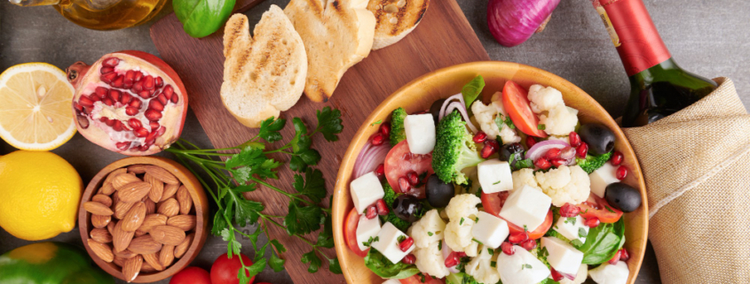 gli alimenti della dieta mediterranea