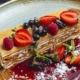 un delizioso dolce alla frutta