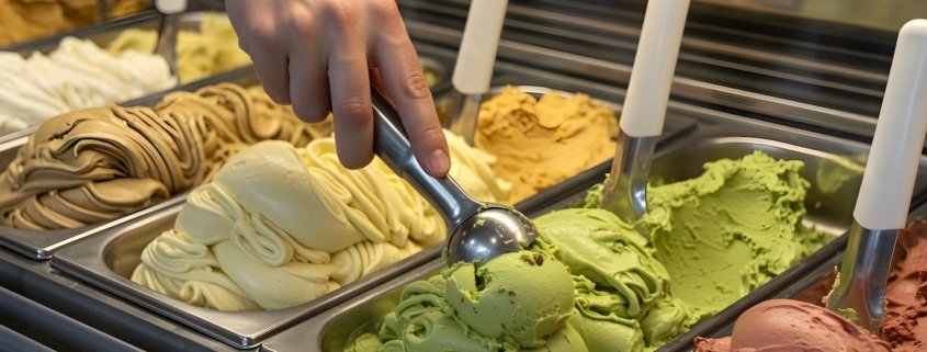 allergie alimentari, gusti di gelato