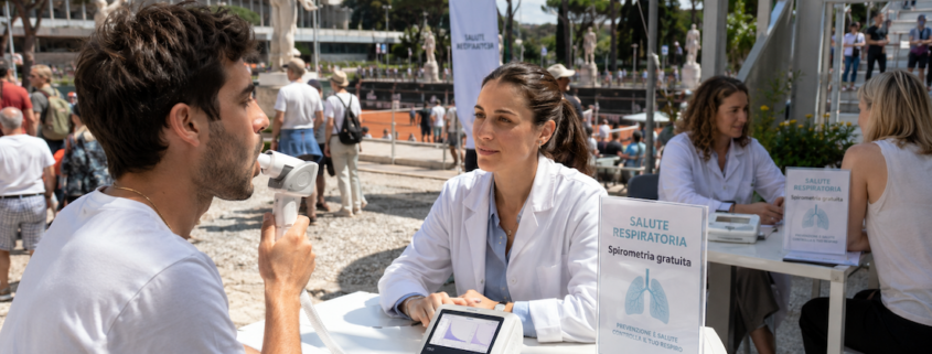 spirometria gratuita agli internazionali di tennis