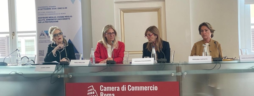 un momento dell'incontro sulla salute dei polmoni