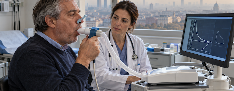 esame spirometrico in ambulatorio per bpco